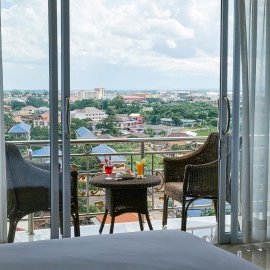 Balcony in Junior Suite - Continental Plaza in Vientiane